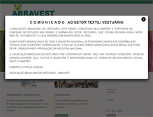 Tablet Screenshot of abravest.org.br